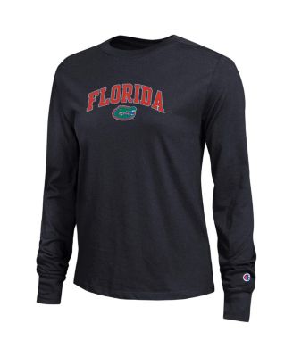 Women's Black Florida Gators Arch Over Logo Long Sleeve T-Shirt