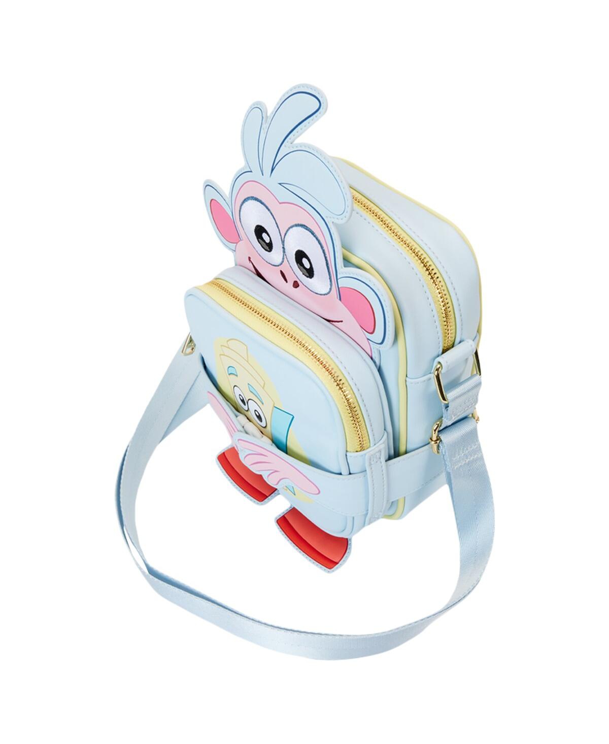 Loungefly Dora The Explorer Boots Crossbuddies Crossbody Bag With Coin Bag In Transparent