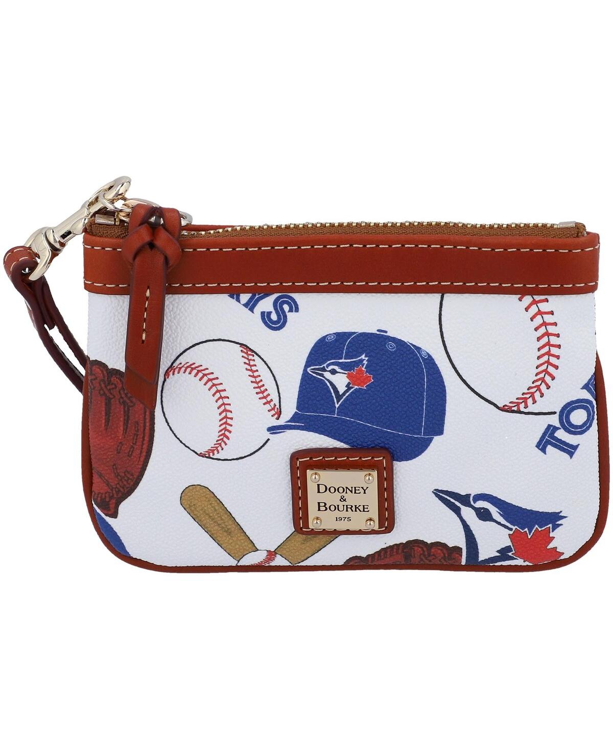 Dooney & Bourke Toronto Blue Jays Gameday Suki Medium Wristlet With Crossbody Bag In Transparent