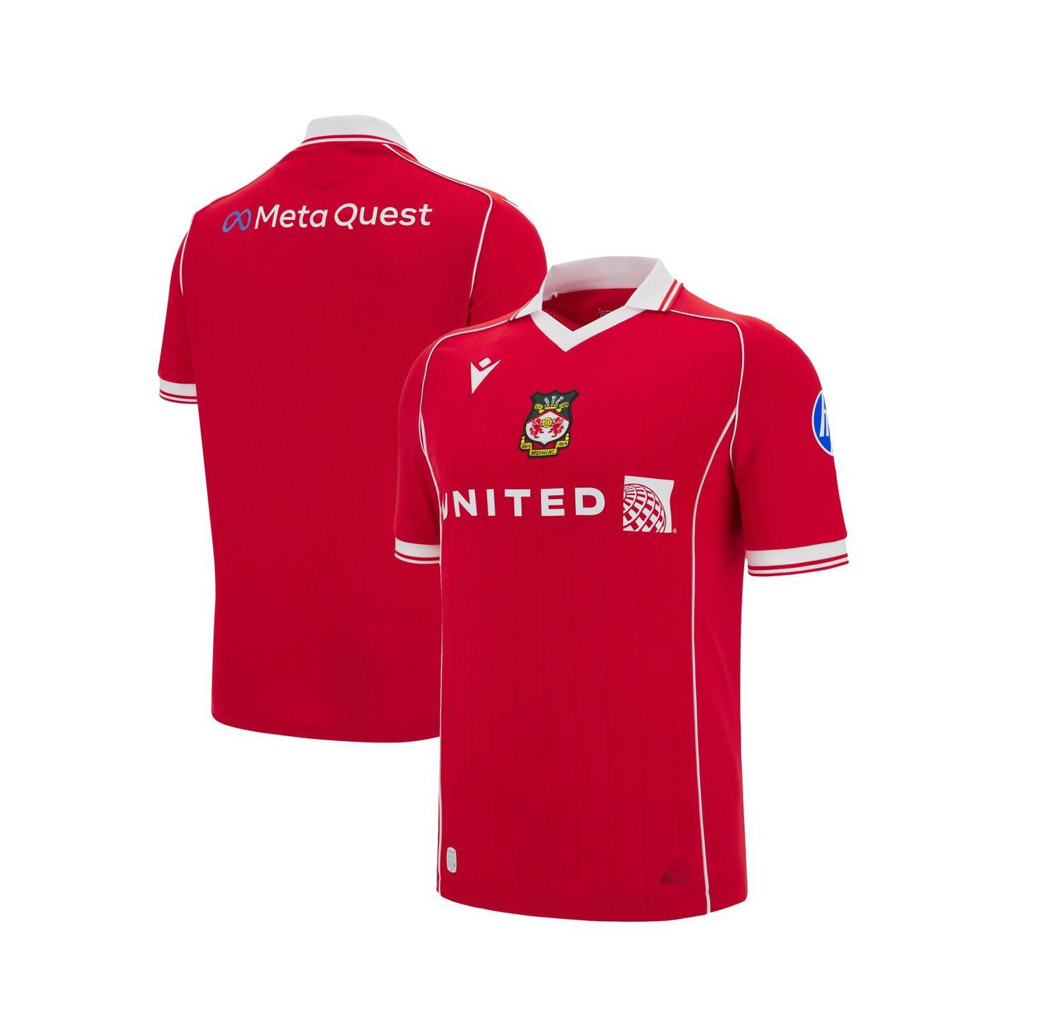 Men's Red Wrexham 2025/26 Home Replica Jersey