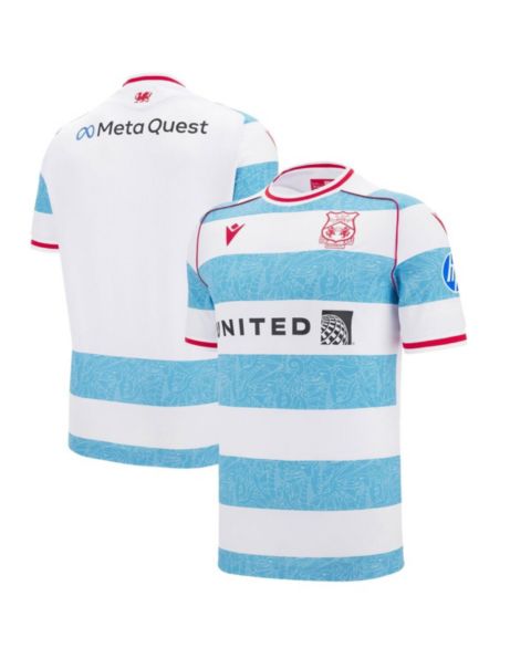Мужской топ Macron White Wrexham 2025/26 Third Replica Jersey