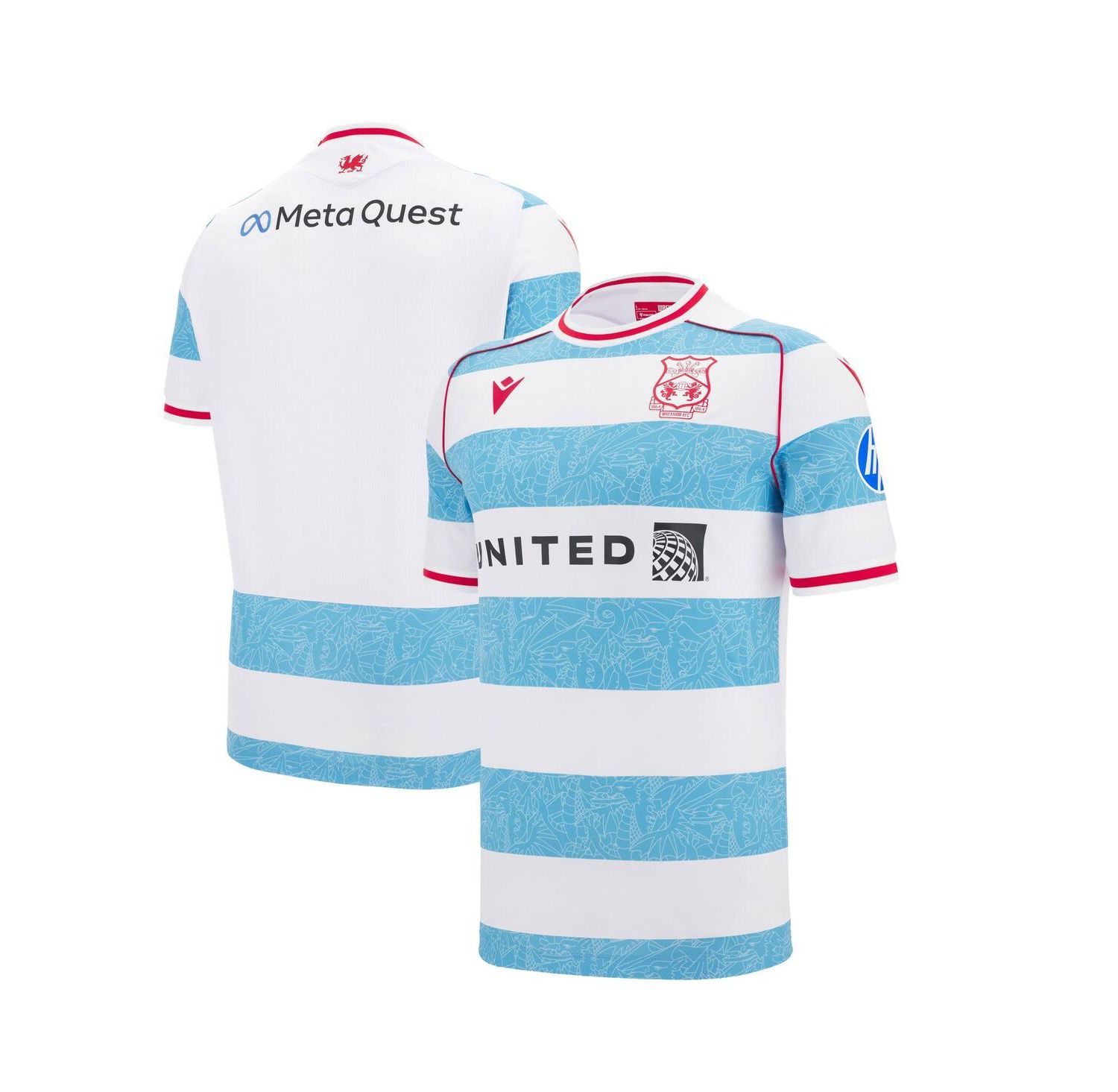 Men's White Wrexham 2025/26 Third Replica Jersey