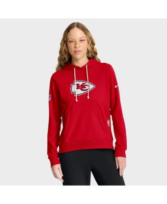 Nike - Women's Red Kansas City Chiefs Sideline Standard Issue&nbsp;Initial Home&nbsp;Dri-FIT Hoodie