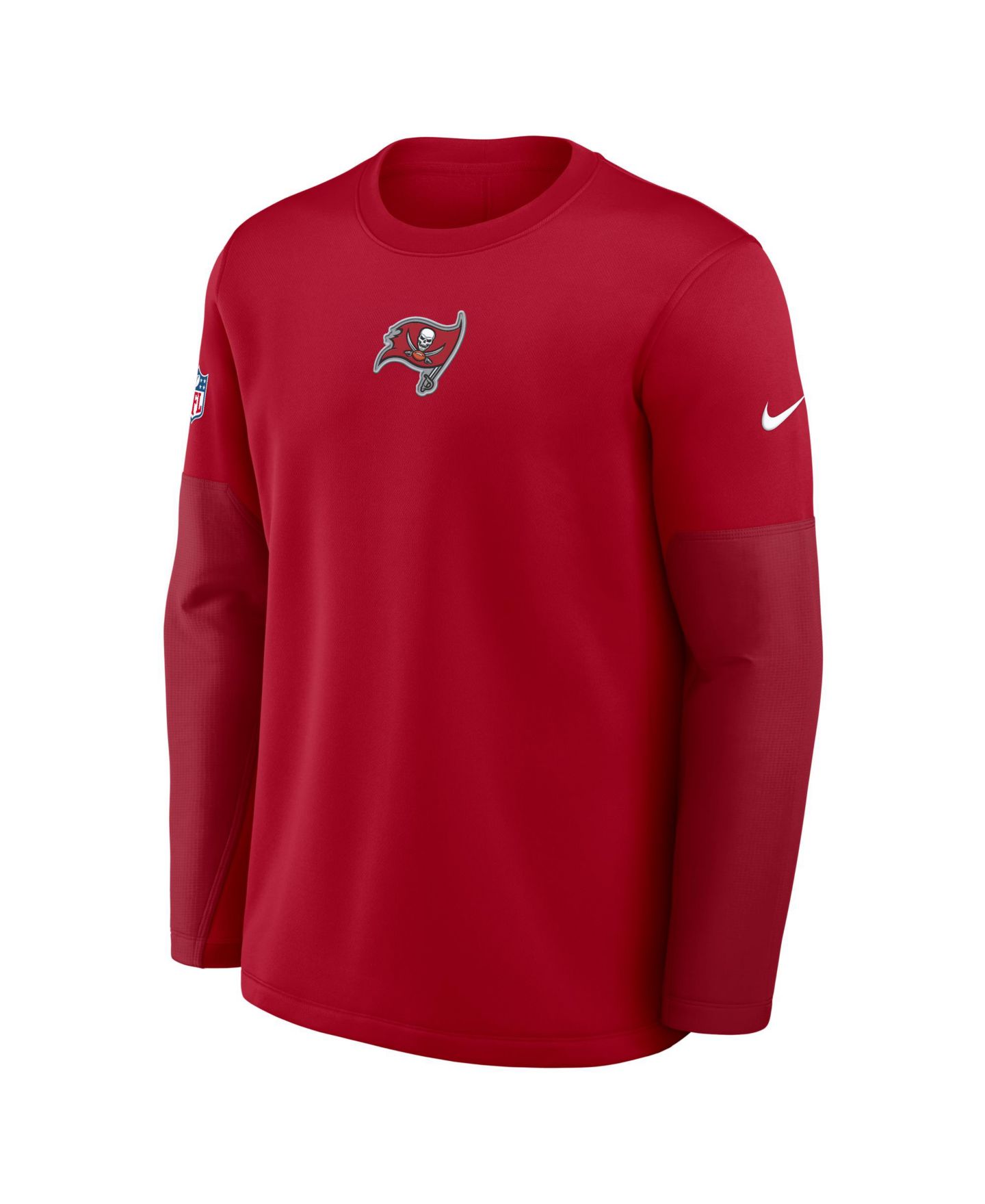 Мужская футболка Nike Red Tampa Bay Buccaneers Sideline Coach Therma-FIT Long Sleeve — фото 5