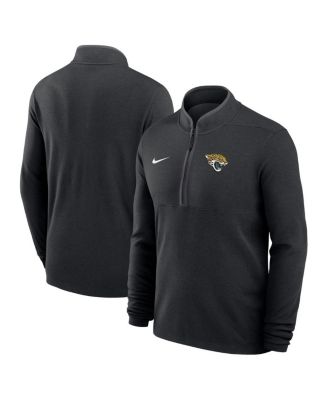 Nike - Men's Black Jacksonville Jaguars Lightweight Victory Dri-FIT Half-Zip Pullover Hoodie