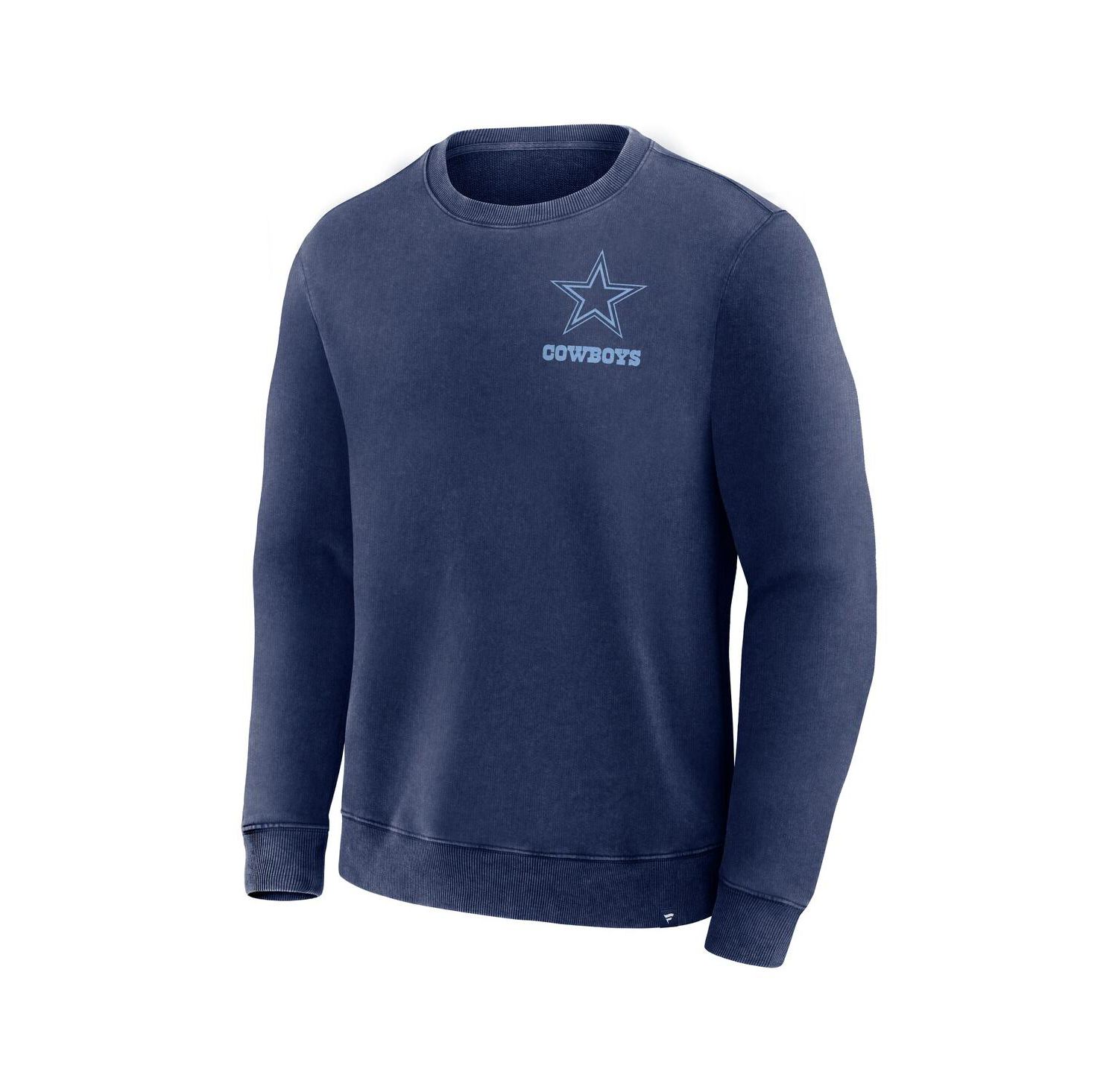 Men's Navy Dallas Cowboys Deep Route Pullover Sweatshirt