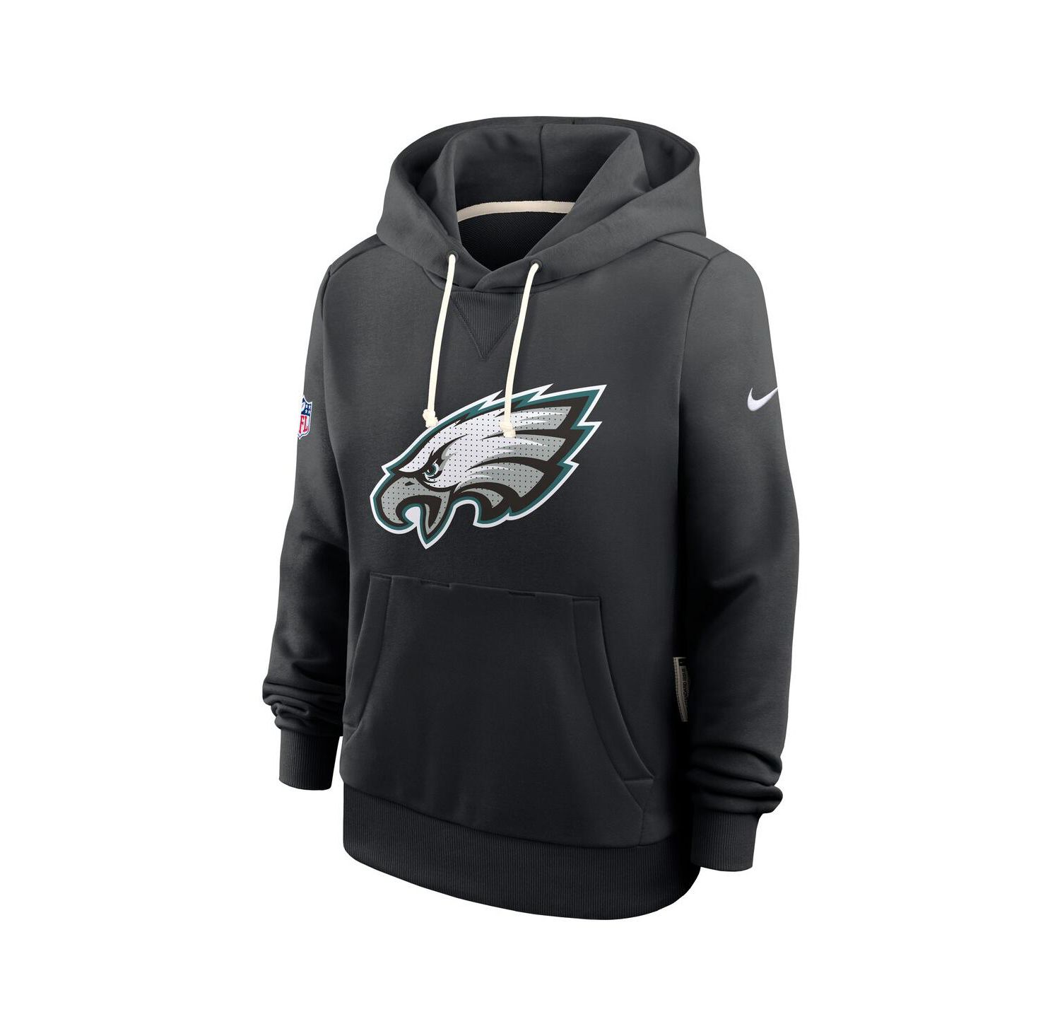 Women's Black Philadelphia Eagles Sideline Standard Issue Initial Home Dri-FIT Hoodie
