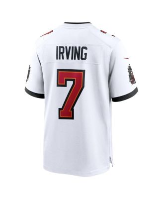 Men's Bucky Irving White Tampa Bay Buccaneers Game Jersey