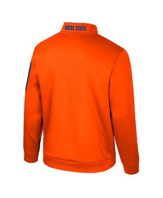 Men's Orange Boise State Broncos Mainframe Quarter-Zip Fleece Jacket