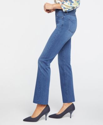 Petite Marilyn Straight Leg High Rise Jeans