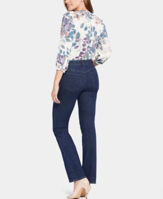 Petite Marilyn High Rise Straight Leg Jeans