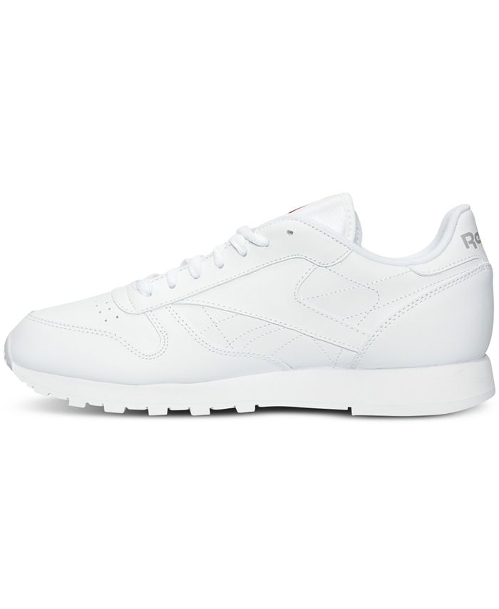 Reebok Men's Classic Leather Casual Sneakers from Finish Line & Reviews ...