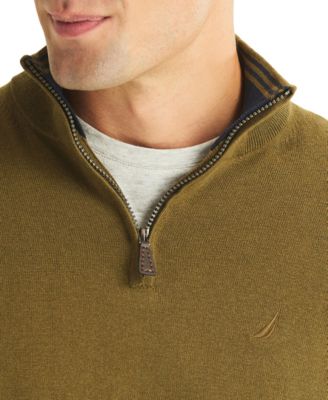Men's Navtech Classic-Fit Solid Quarter Zip Sweater