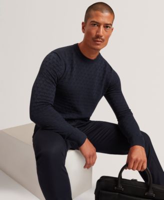 Men's Sainsy T Stitch Crewneck Sweater