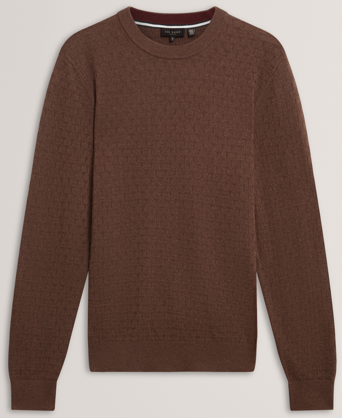 Ted Baker Men's Sainsy T Stitch Crewneck Sweater