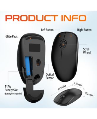 S Noiseless, 2.4GHz Connection (DMS15-WB), S15 Wireless Mouse