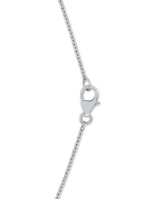 Cultured Freshwater Pearl (7.5-8mm) and Cubic Zirconia Butterfly Necklace in Sterling Silver