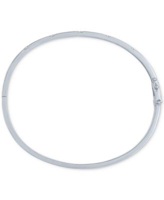 2-Pc. Diamond Bangle Bracelet Set (1/5 ct. t.w.) in Sterling Silver