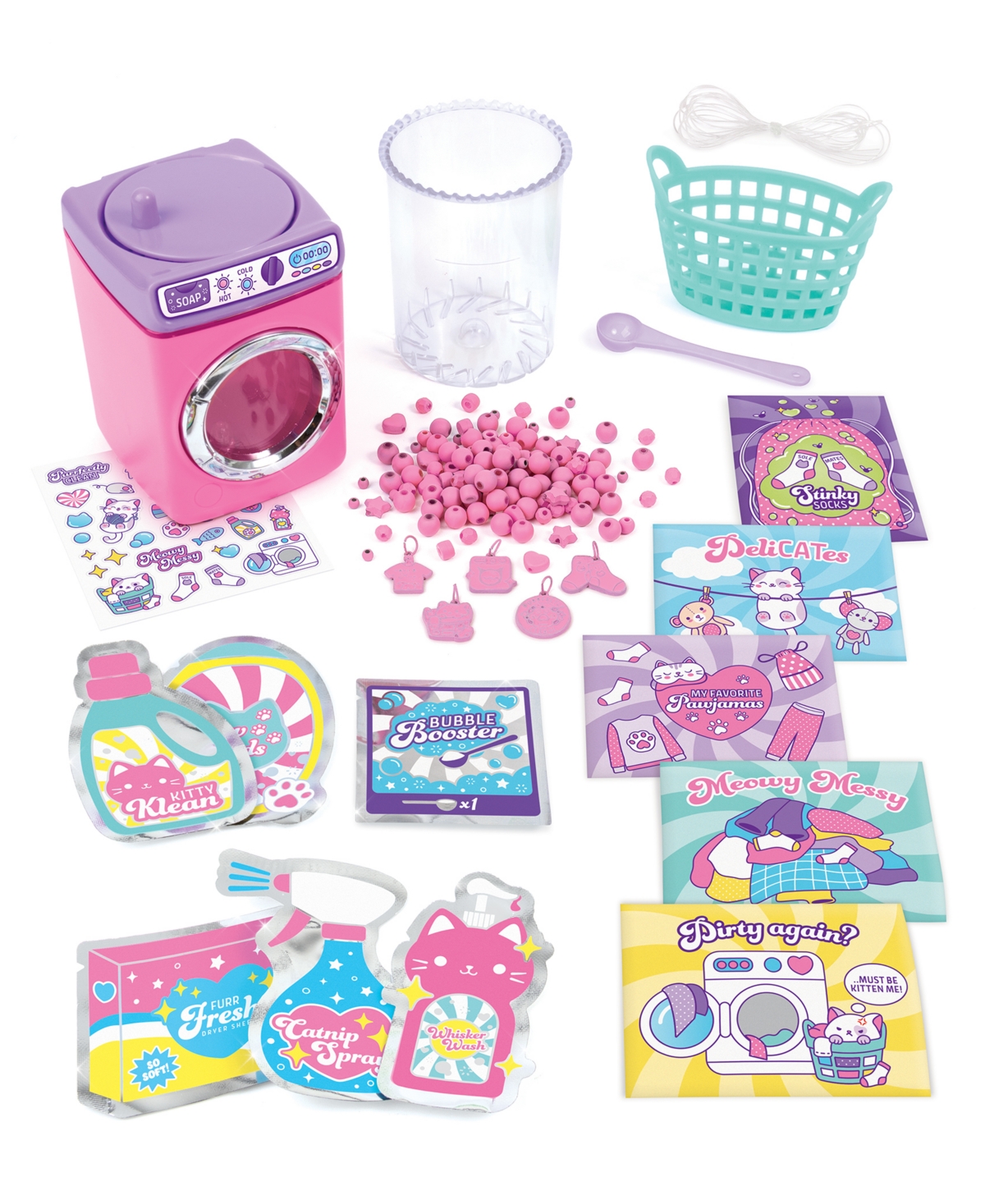 Make It Real Purr-fect Wash 'n Bead Bracelets In Multi