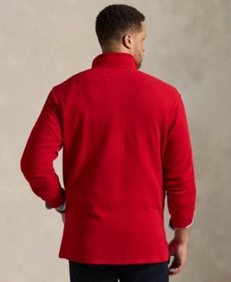 Men's Big & Tall Estate-Rib Quarter-Zip Pullover Sweater