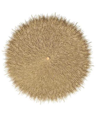 Tiki Umbrella Natural Bamboo, Banana Leaf 59.1 in diameter