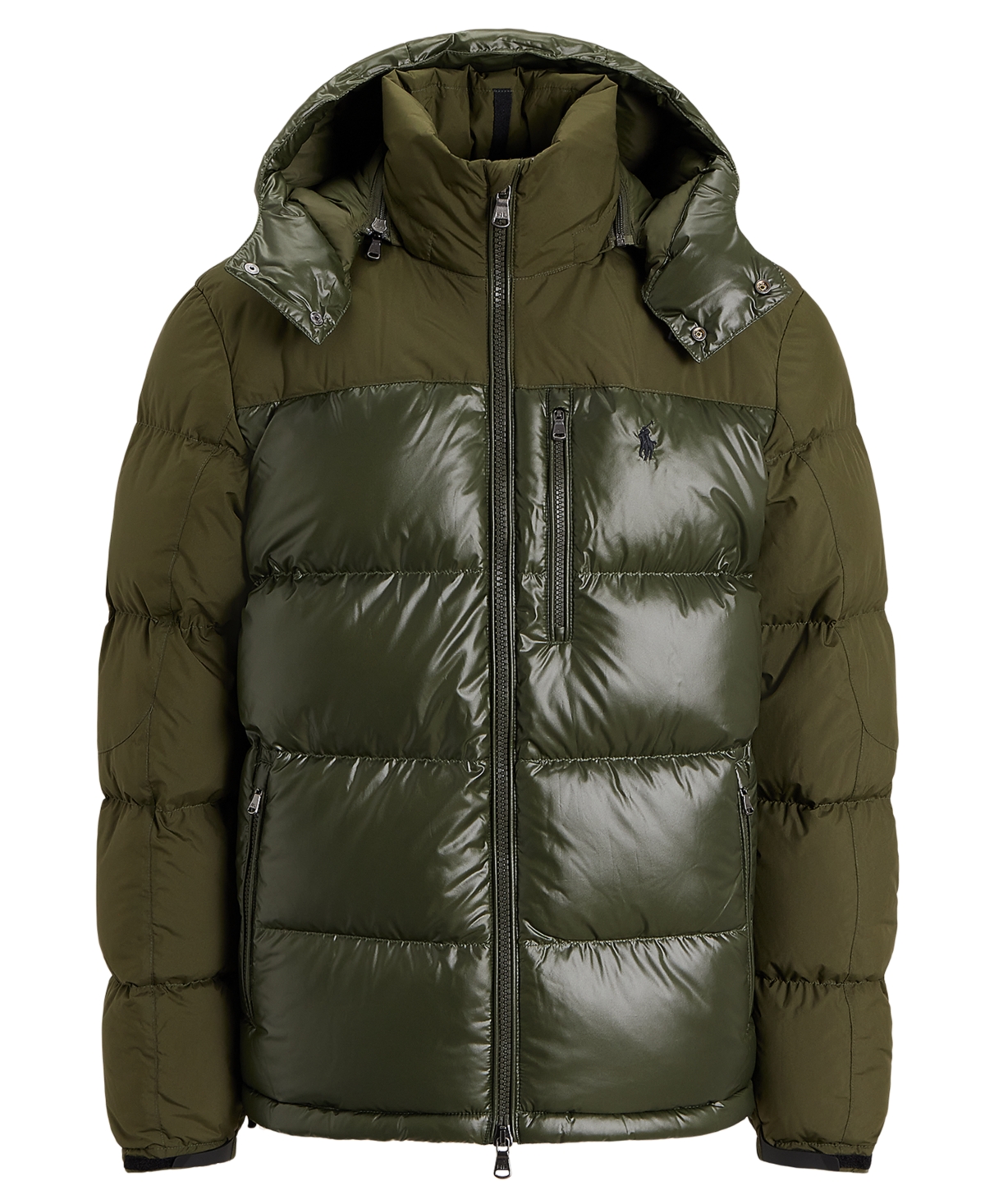 Polo Ralph Lauren Men's Assorted Gorham Two-tone Mock Neck Jacket In Green