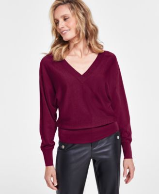 Women's V-Neck Sweater, Created for Macy's