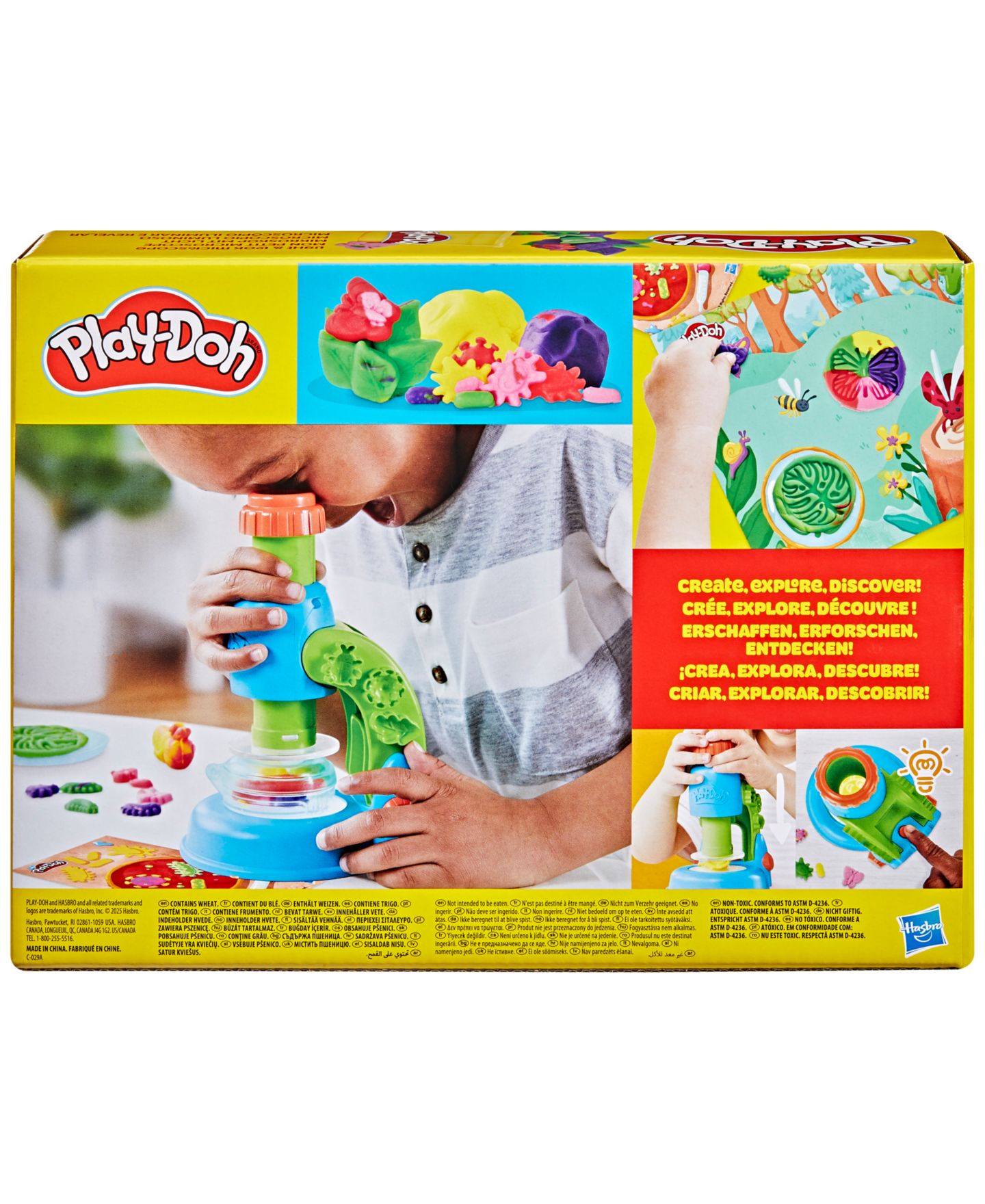Детский игровой набор Play-Doh Light and Look Microscope Playset — фото 2