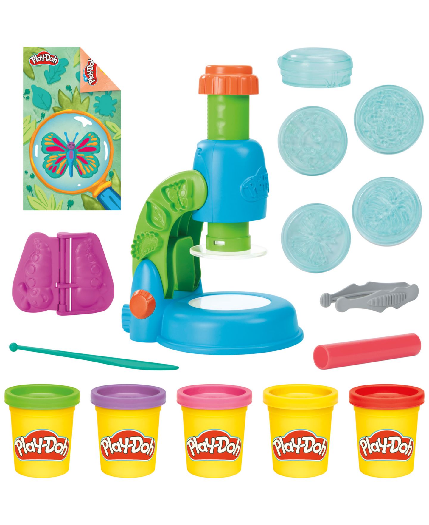 Детский игровой набор Play-Doh Light and Look Microscope Playset — фото 7
