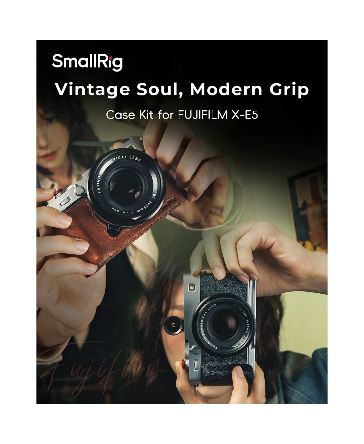 SmallRig Leather Half Case Kit for Fujifilm X-E5 Camera