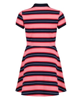 Girls 7-16 Varsity Stripe Polo Dress