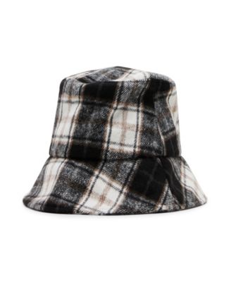 Steve Madden - Small Tartan Plaid Bucket Hat