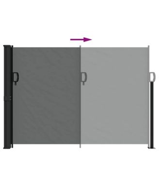 Retractable Side Awning Anthracite