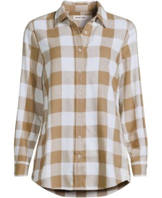 Women's Flannel Boyfriend Long Sleeve Shirt