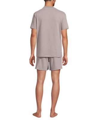 Men's Short Sleeve Knit Jersey Short Sleep Set
