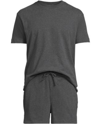Men's Short Sleeve Knit Jersey Short Sleep Set