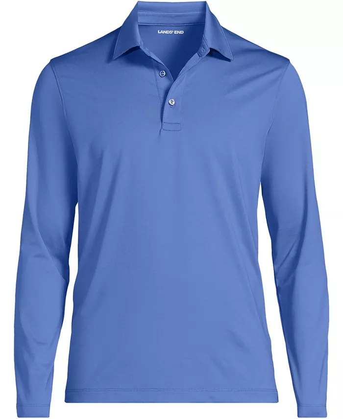 Men's Rapid Dry Long Sleeve Modern Fit Polo - thumbnail 7