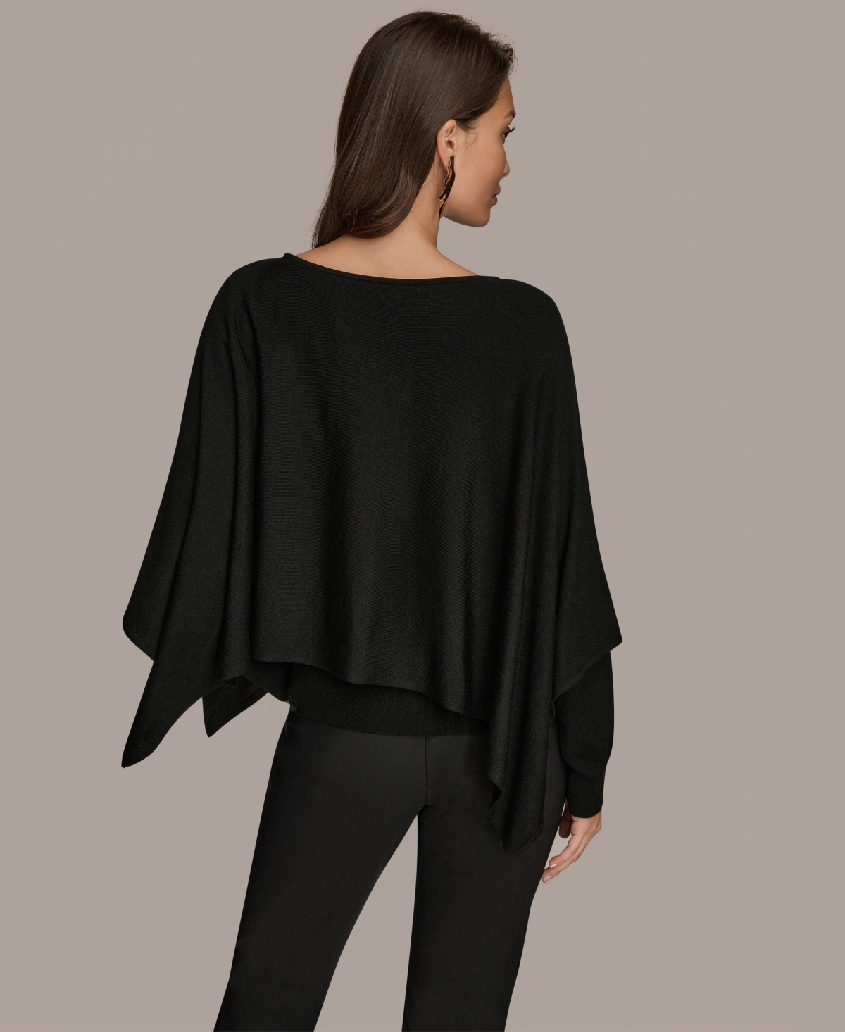 Donna Karan New York Women's Long Sleeve Cape Sweater
