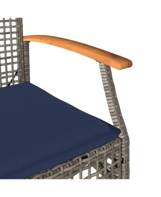 Garden Chair Grey and brown