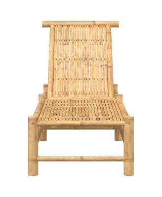  Sun Lounger Natural bamboo Bamboo Adult-size