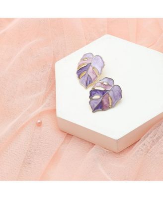Women's Leaf Stud Earrings