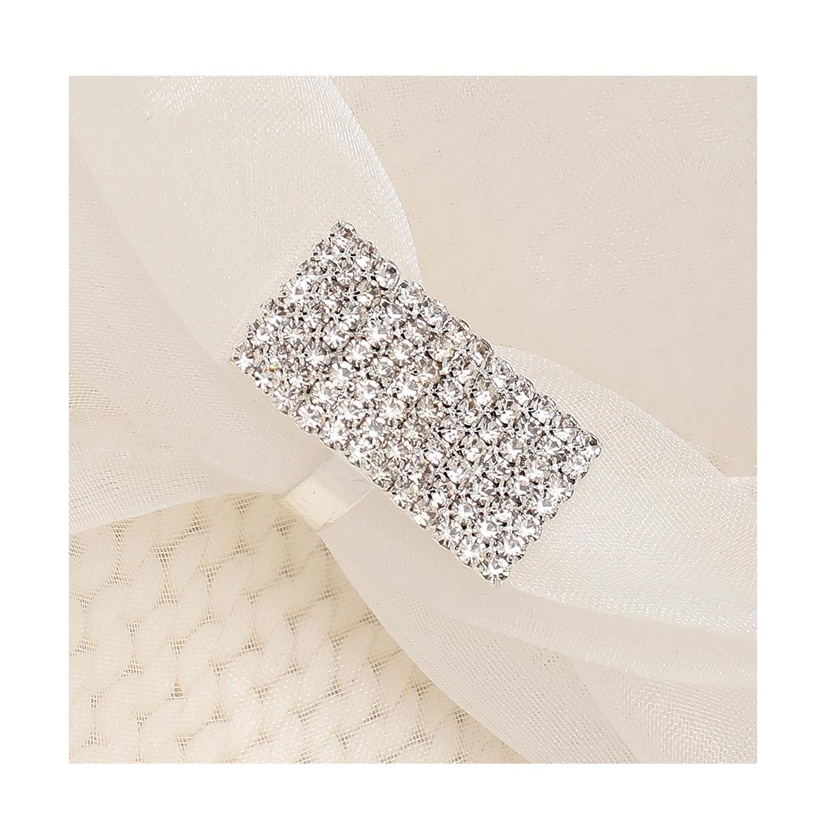 Sohi Women's Gold Bling Bar Statement Ring In Metallic