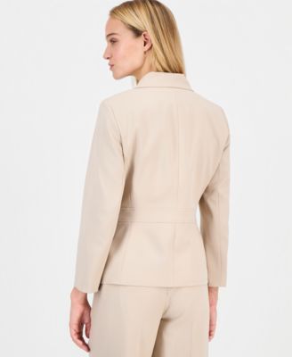 Women's Notch-Lapel Mid-Rise Pantsuit 