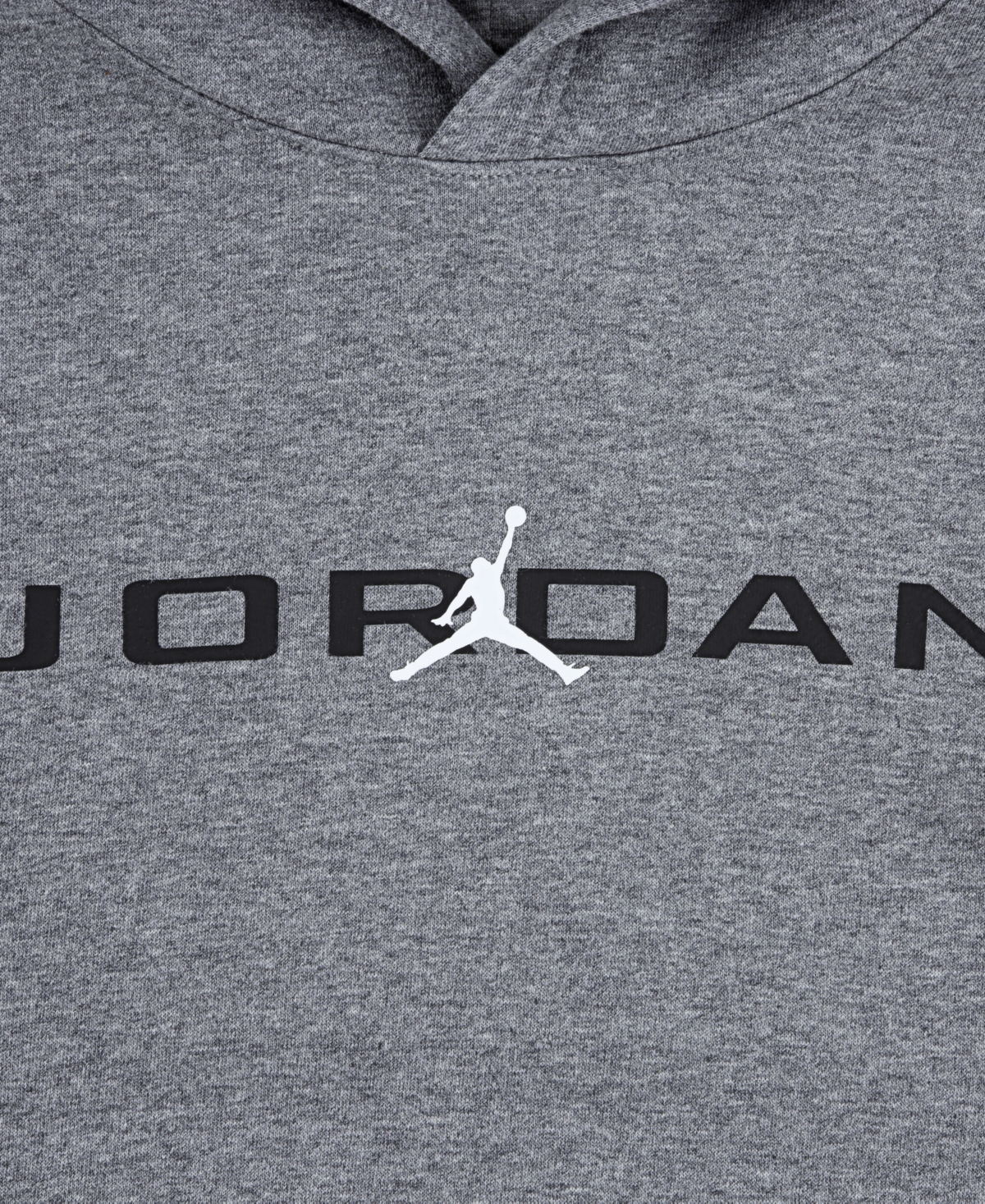 Jordan Boys 8-18 Baseline Pull On Long Sleeve Hoodie In Gray