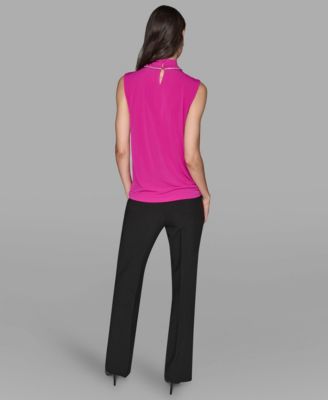 Women's Sleeveless Cut and Sew Top