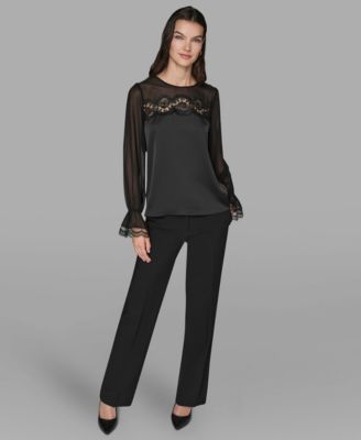 Women's Long Sleeve Lace Top