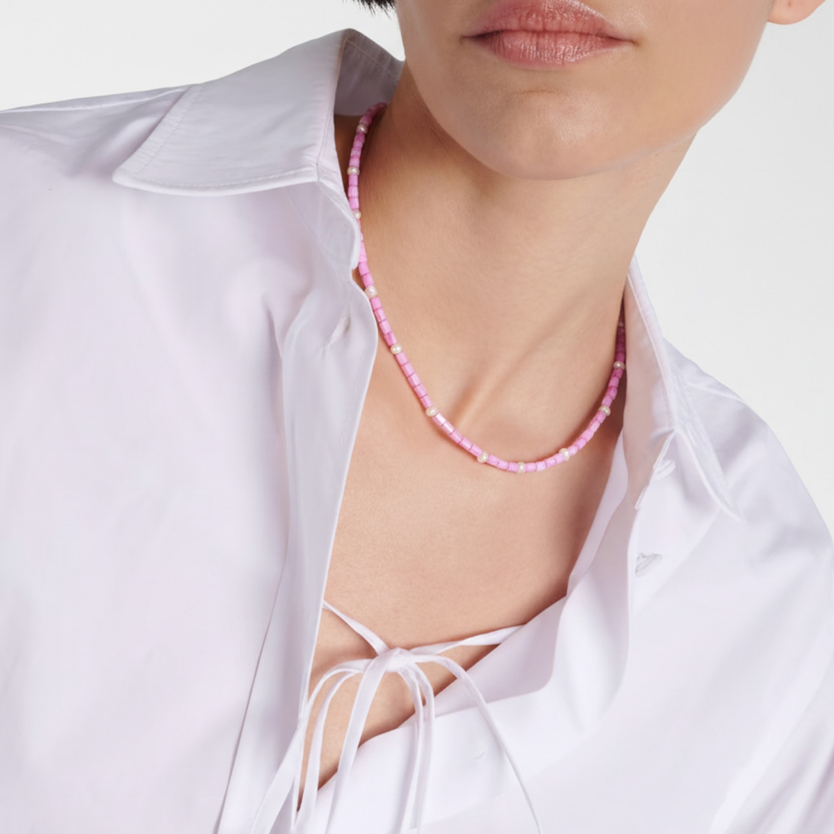 Limited Lusia Necklace - Hot Pink