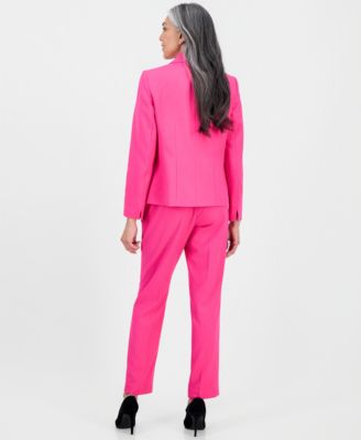Women's Notch-Lapel Mid-Rise Pantsuit 