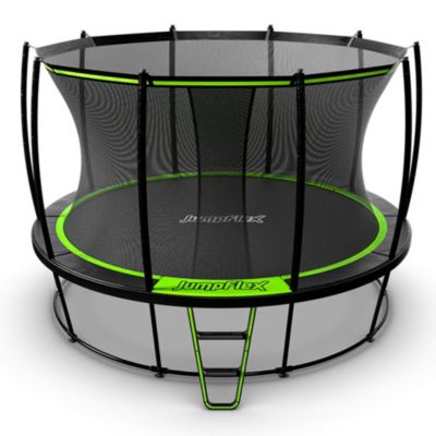 HERO 12' Trampoline for Kids Outdoor Play Equipment with Net & Ladder