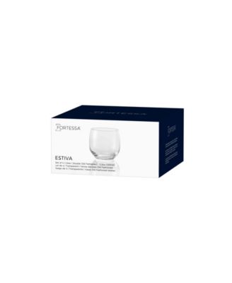 Estiva Double Old-Fashioned Glasses, Set of 4